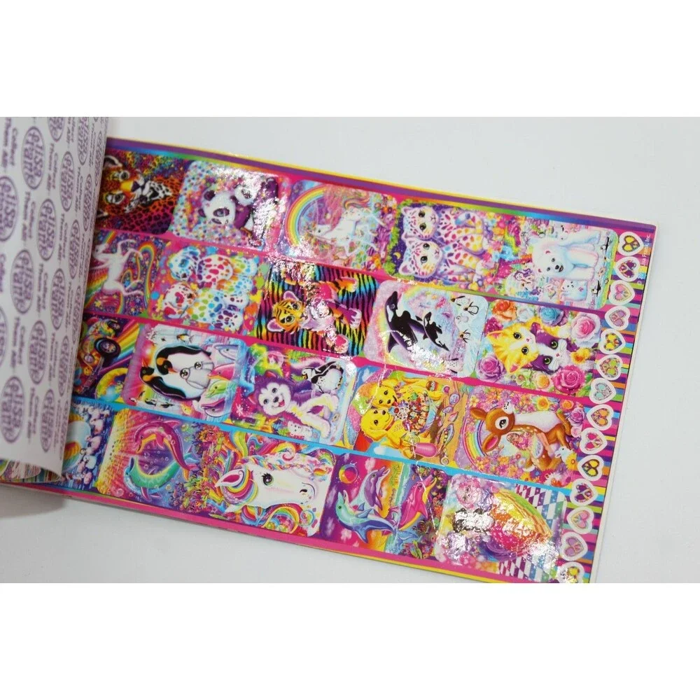 Lisa Frank Lot Folder Stickers Huge Lot 2003 Angel Animals Peace Cute Colorful